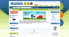 Desktop Screenshot of masons.co.za
